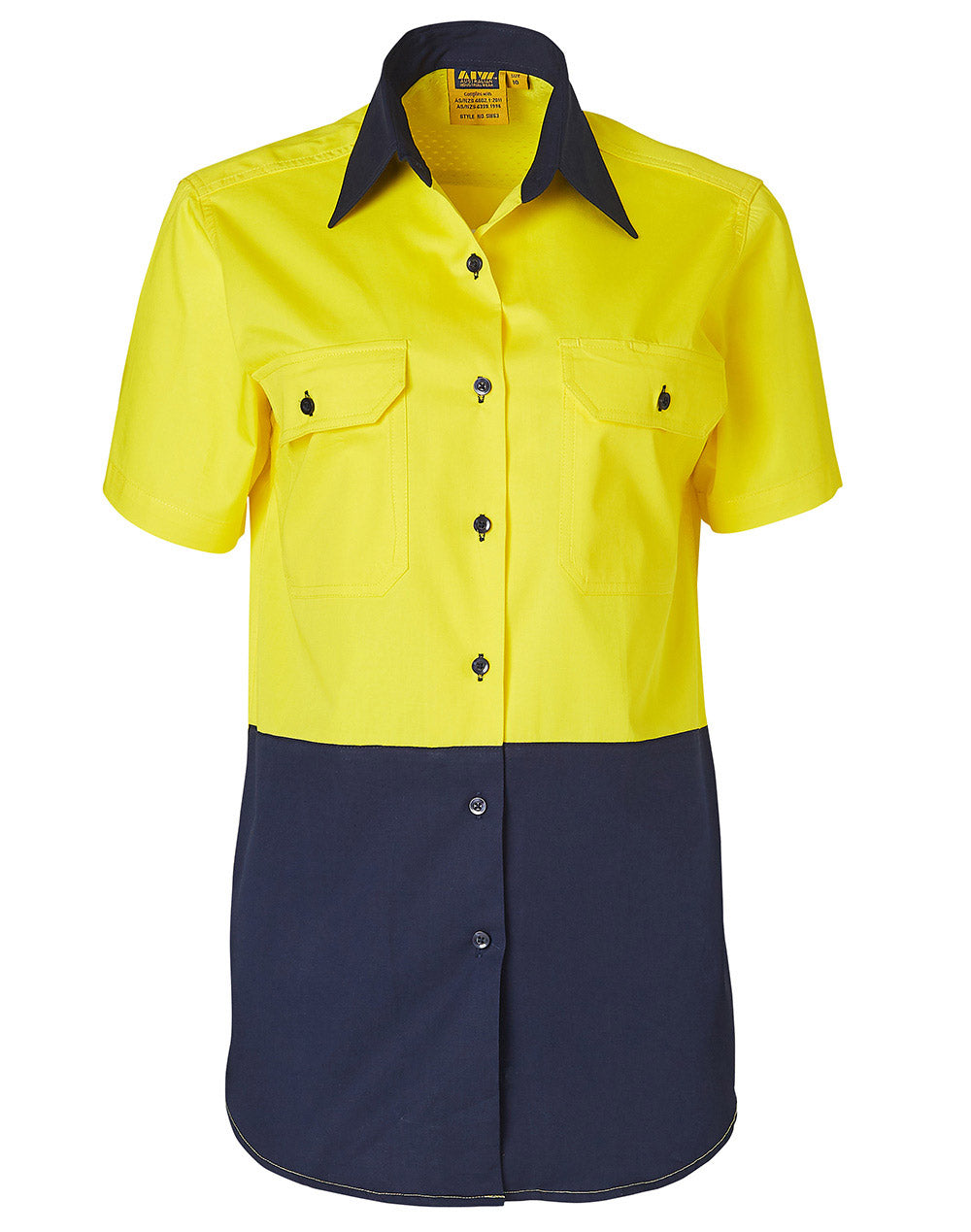 Ladies' Hi-Vis S/S Safety Shirt - SW63