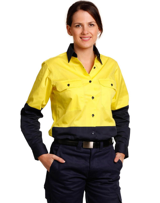 Ladies' Hi-Vis L/S Safety Shirt - SW64