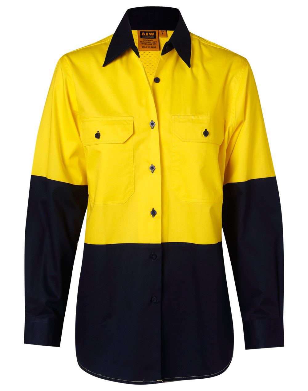 Ladies' Hi-Vis L/S Safety Shirt - SW64