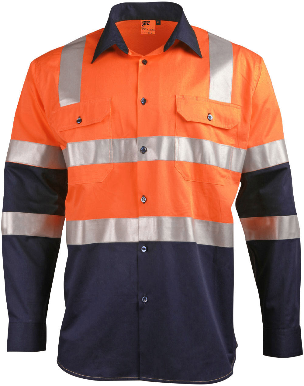 Biomotion Two Tone Safety Shirt With X Tape - SW70