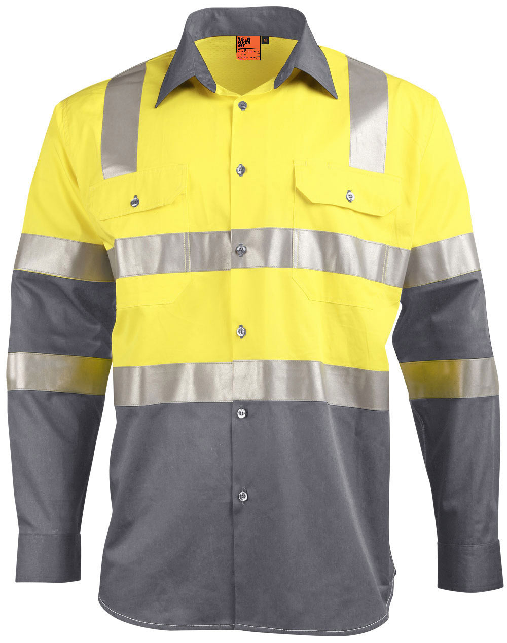 Biomotion Two Tone Safety Shirt With X Tape - SW70