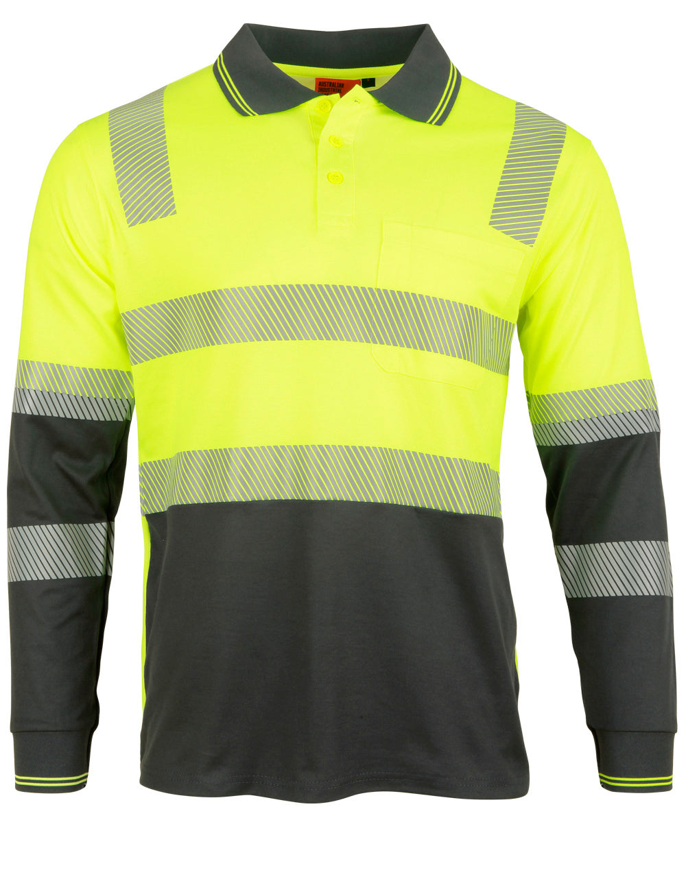 Biomotion Segmented Truedry L/S Safety Polo - SW74