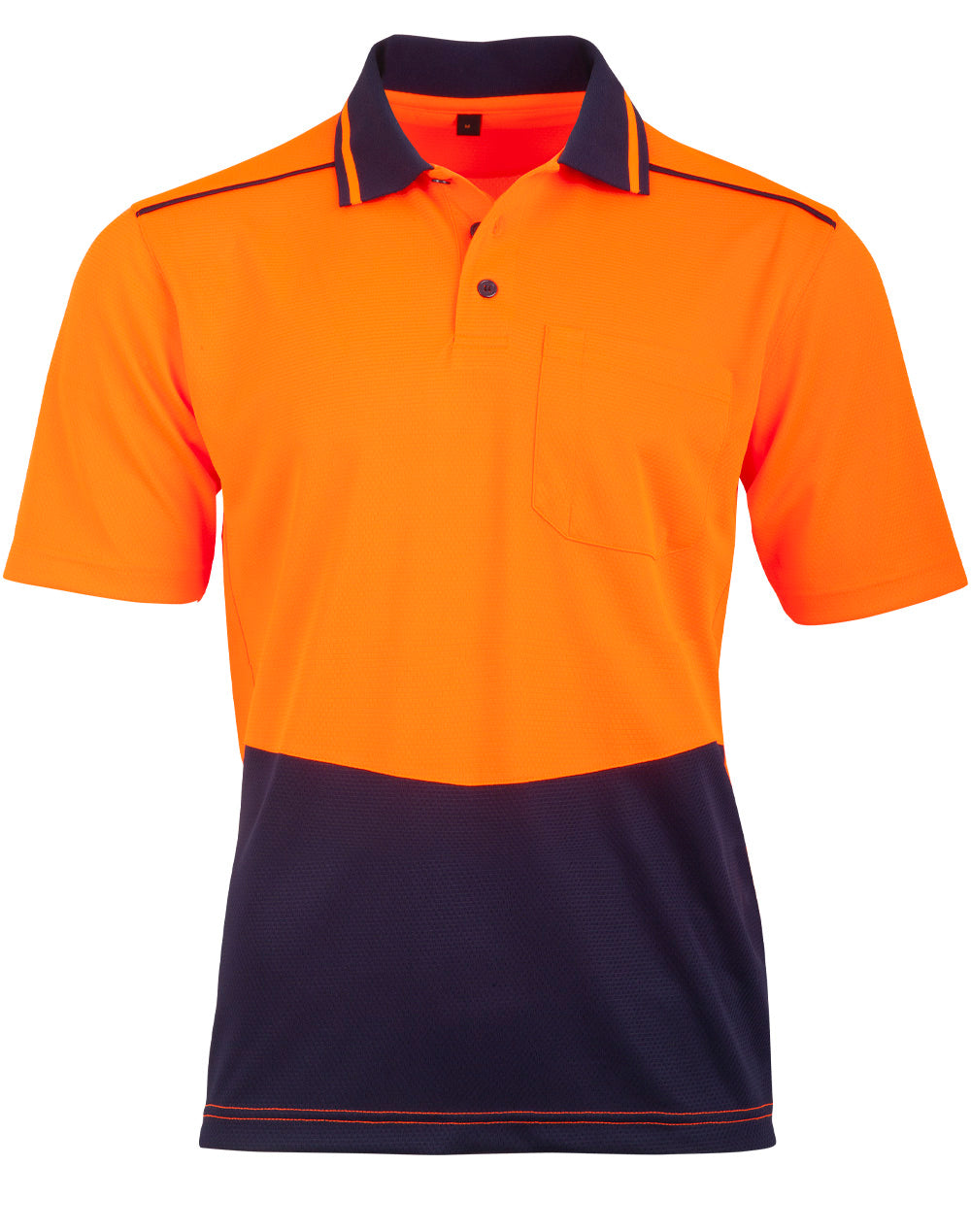 Unisex Hi-Vis Bamboo Charcoal S/S Polo - SW81
