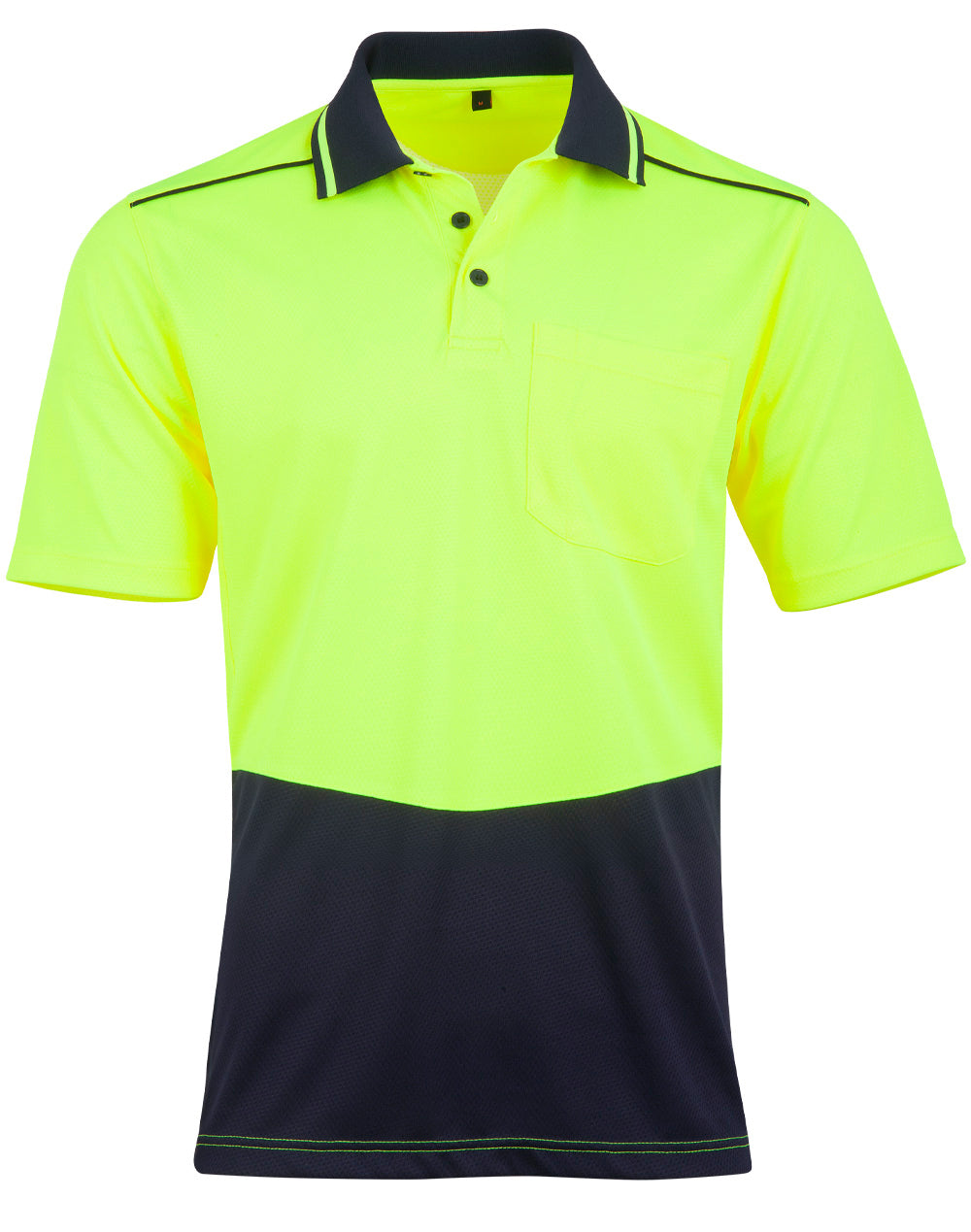 Unisex Hi-Vis Bamboo Charcoal S/S Polo - SW81