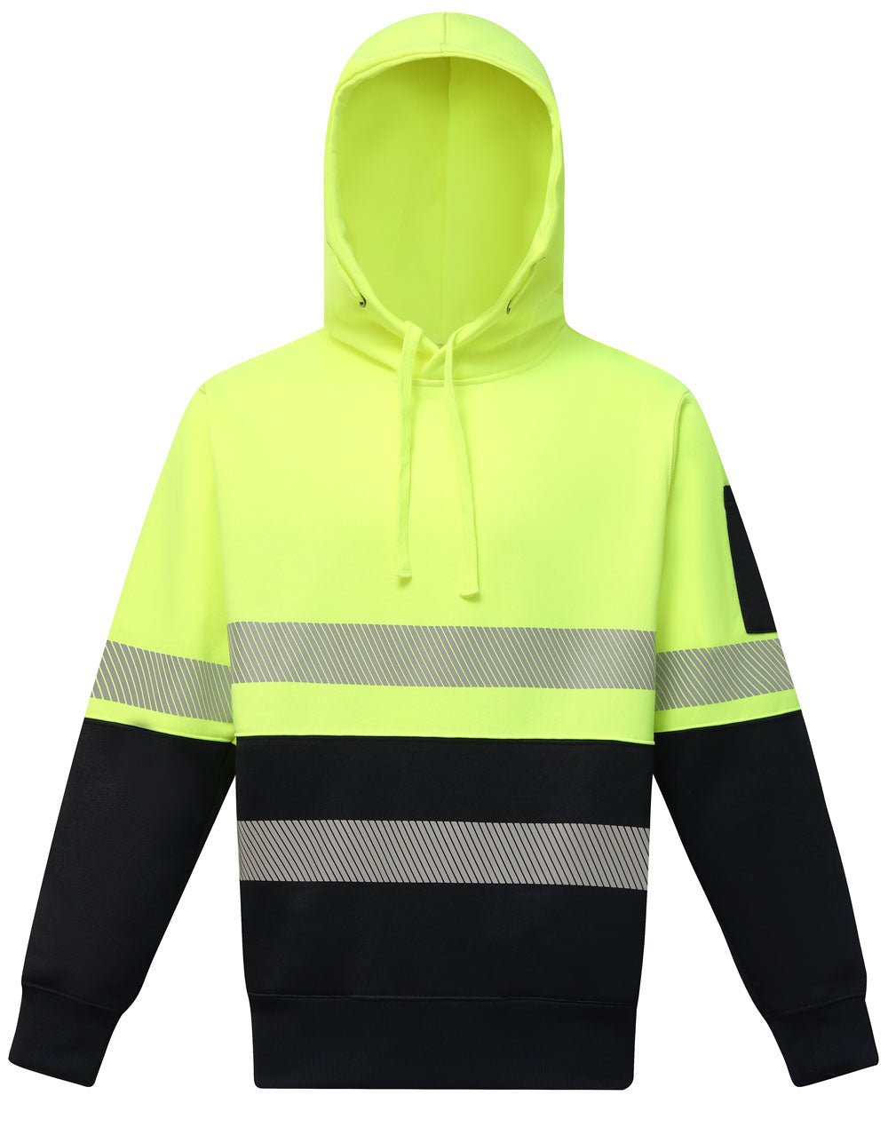 Hi-Vis Two Tone Safety Hoodie With Segmented Tapes - SW88