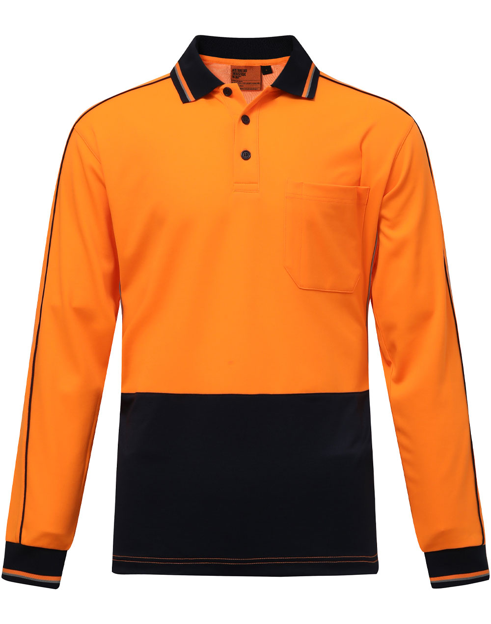 Hi-Vis Sustainable Cool-Breeze Truedry Safety L/S Polo - SW90