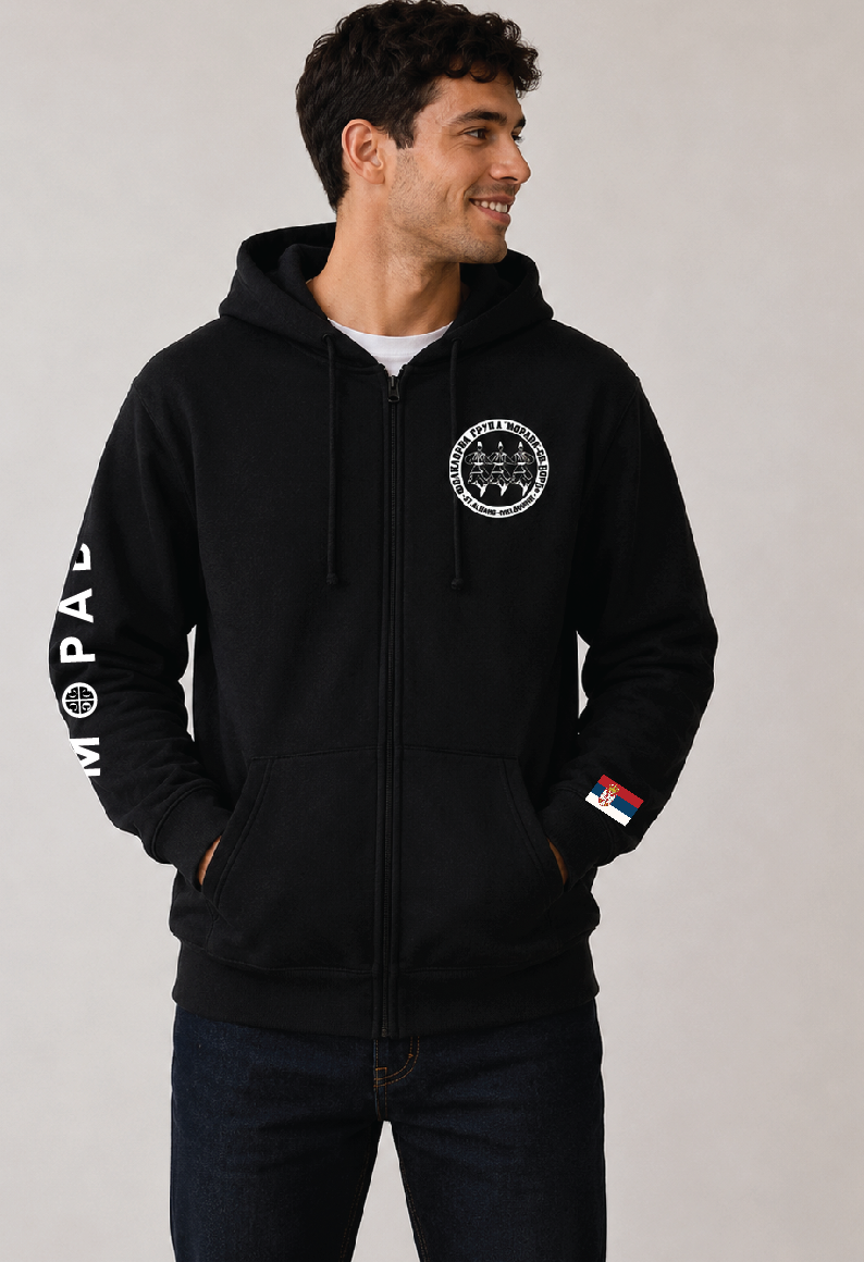 Morava Melbourne Kids & Adult - full-zip fleecy hoodie
