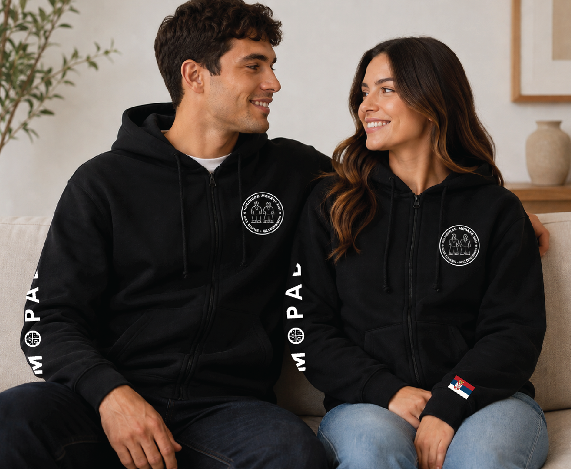 Morava Melbourne Kids & Adult - full-zip fleecy hoodie