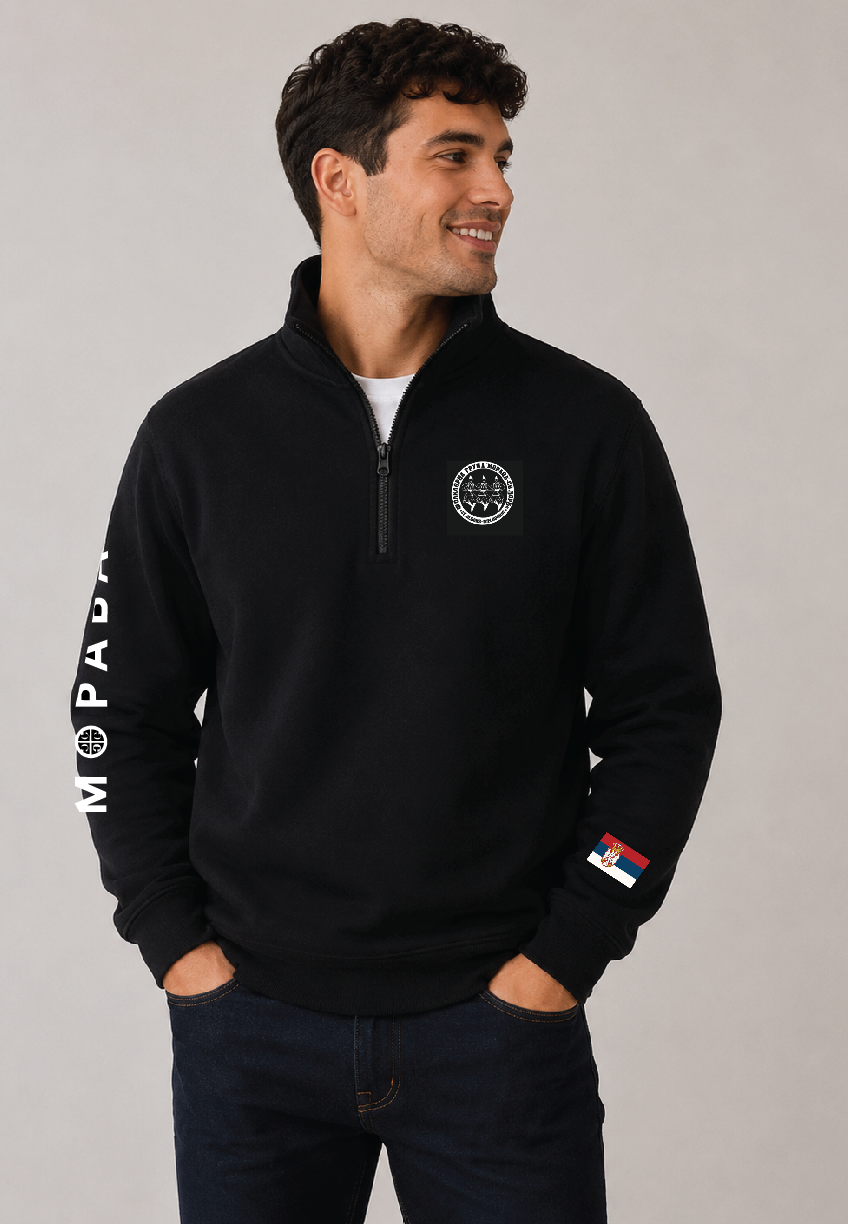 Morava Melbourne Kids & Adult - 1/2 zip collar fleecy sweat