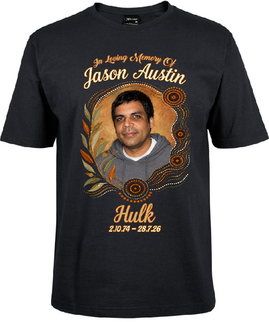 Jason Austin Memorial T-Shirts - Orders Must be in by 6th of September