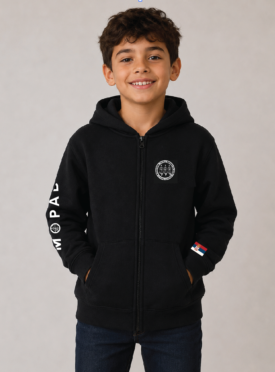 Morava Melbourne Kids & Adult - full-zip fleecy hoodie