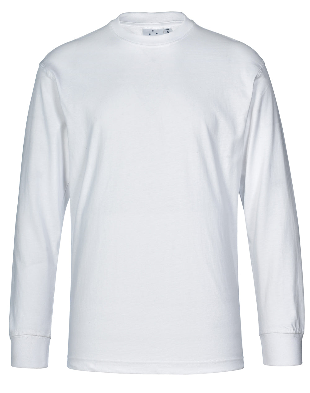 mens cotton crew neck L/S tee - TS02