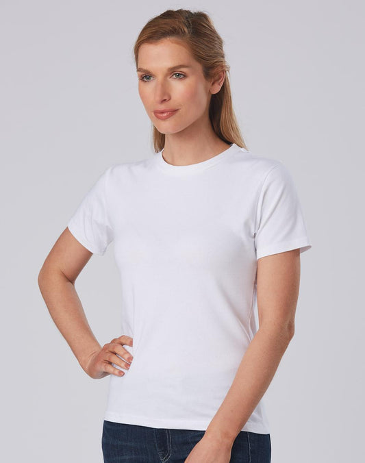 Ladies' fitted strch tee (200gsm) - TS15