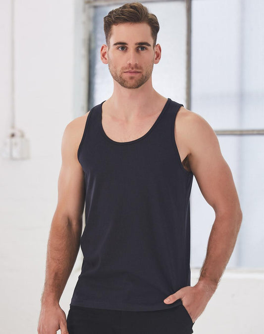 Men's cotton singlet - TS18