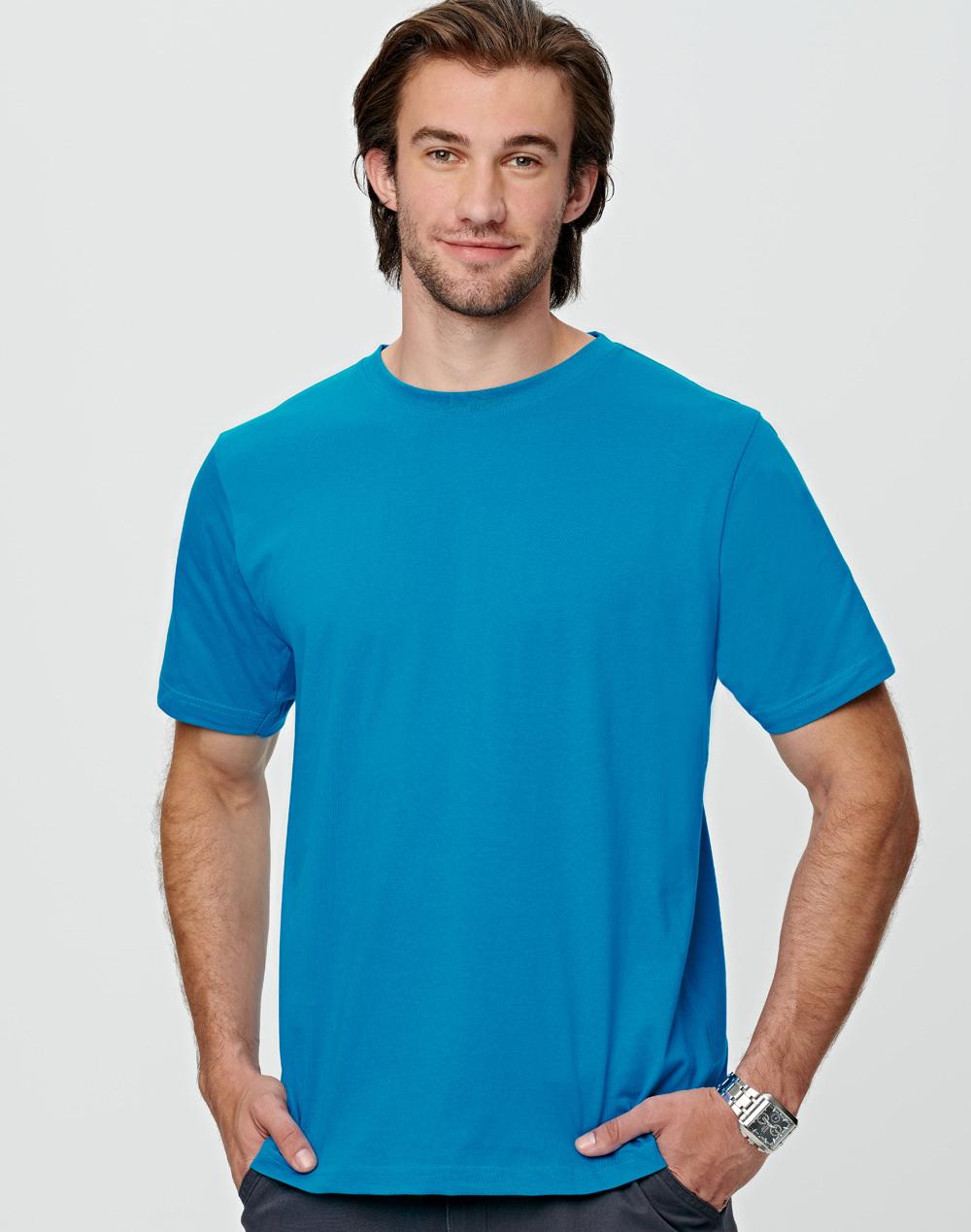 Men's Cotton Semi Fitted Tee - TS37