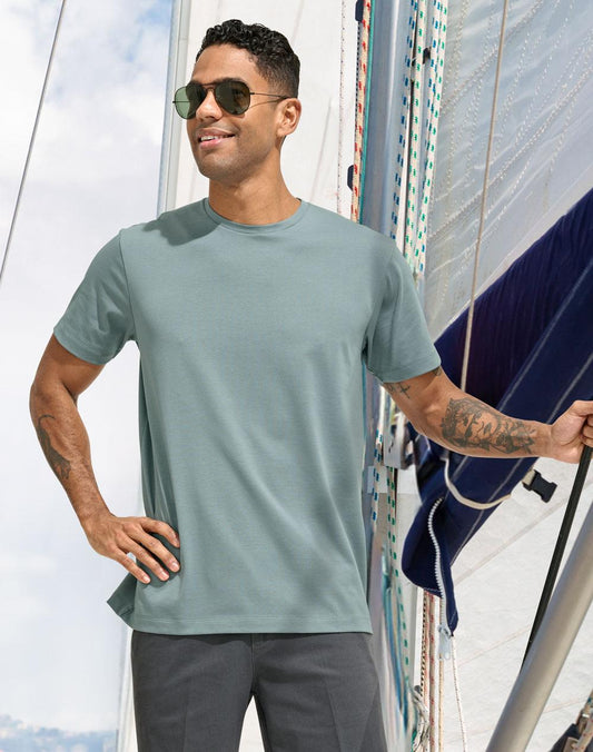 Men's Premium Cotton Face S/S Tee Shirt - TS43
