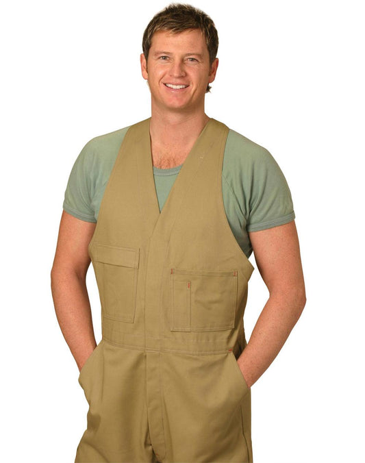 Men's Cotton Drill Action Back Overall-Regular - WA01