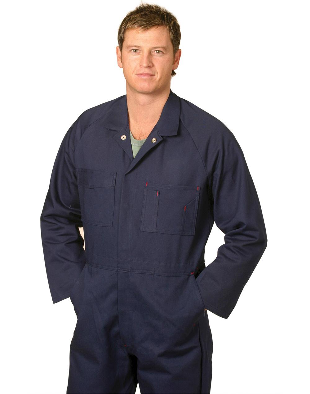 Men's Cotton Drill Coverall-Stout - WA08