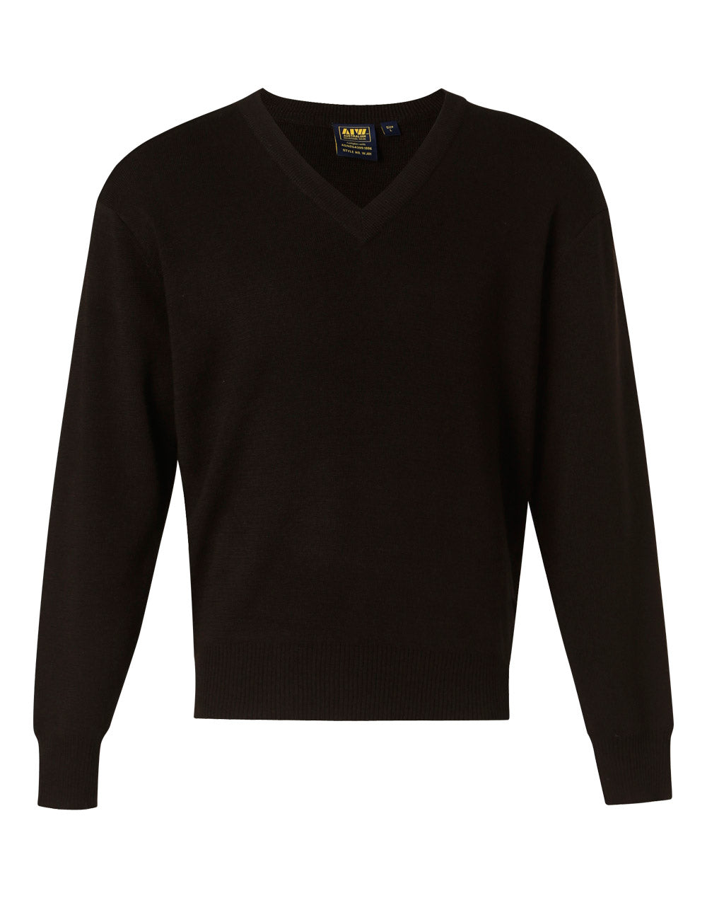 V Neck Wool / Acrylic Knit Jumper - WJ01