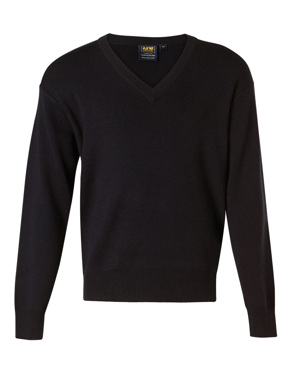 V Neck Wool / Acrylic Knit Jumper - WJ01
