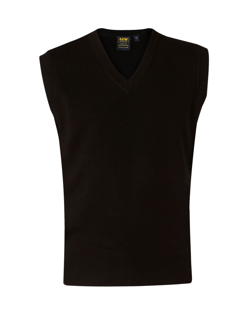 V Neck Wool / Acrylic Knit Vest - WJ02