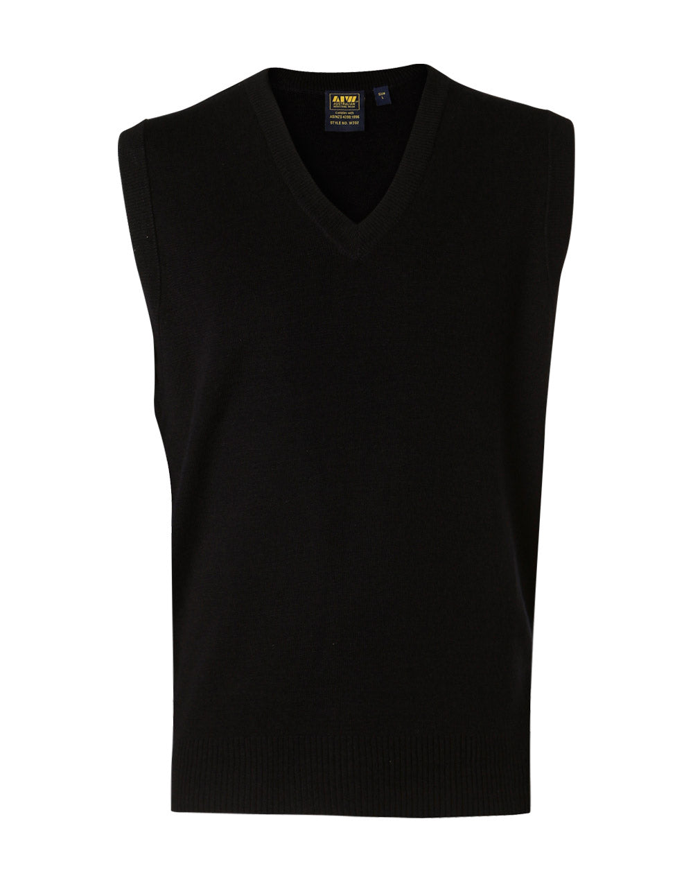 V Neck Wool / Acrylic Knit Vest - WJ02