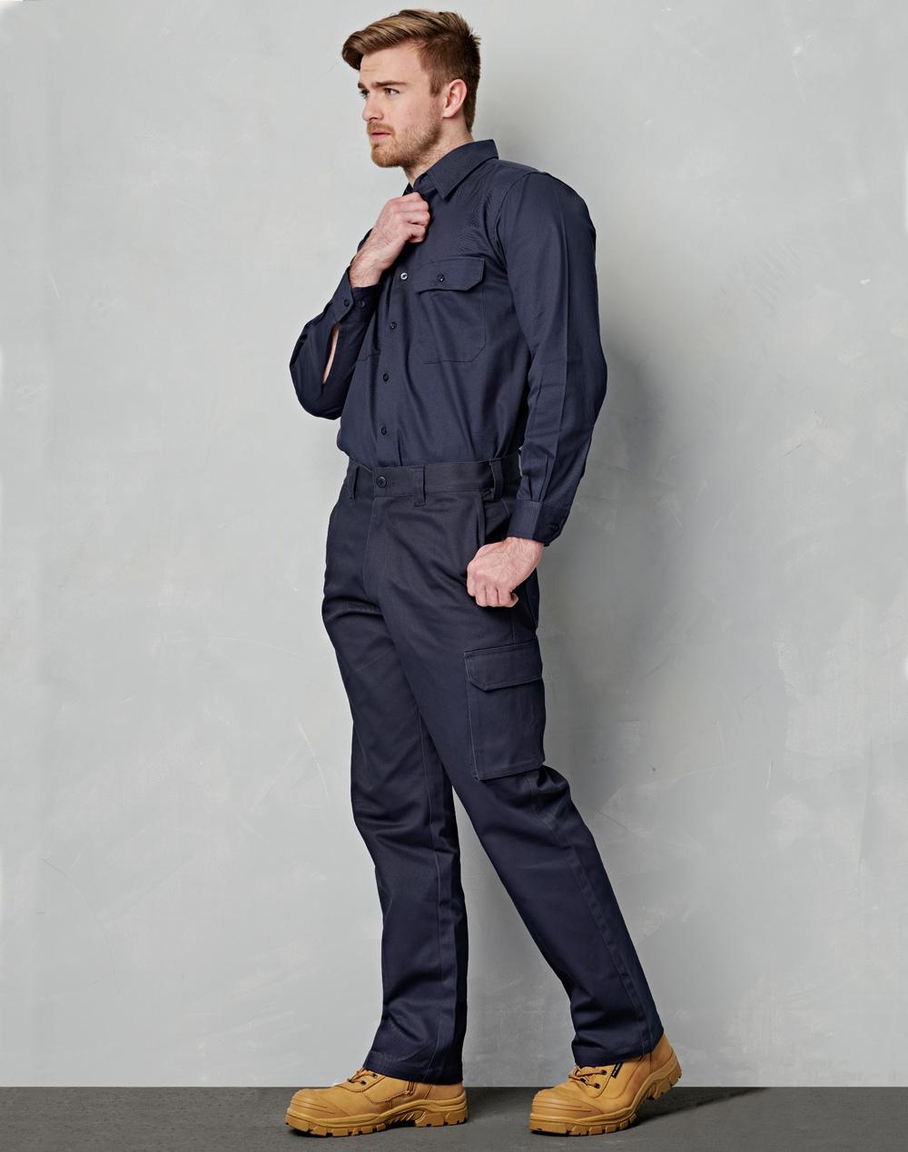 drill pant pockets on leg / stout fit - WP08