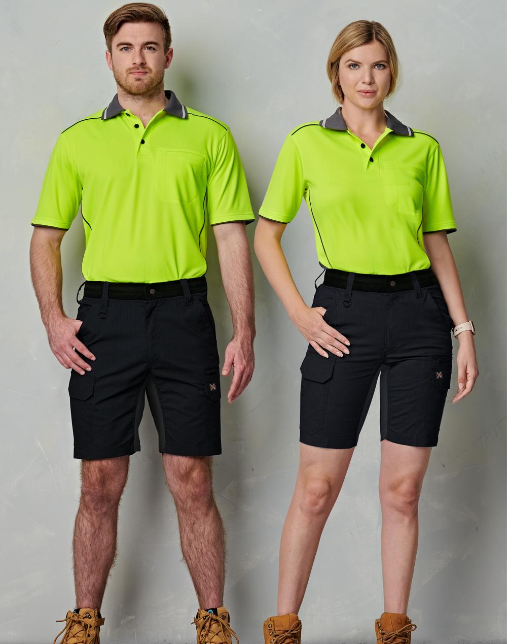 Rip-Stop Poly/Cotton Stretch Work Shorts - WP25