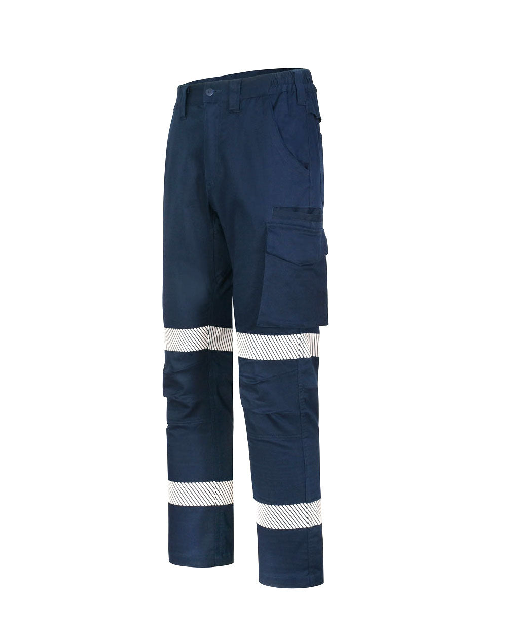 Unisex Cotton Stretch Ripstop Segmented Work Pants - WP26HV