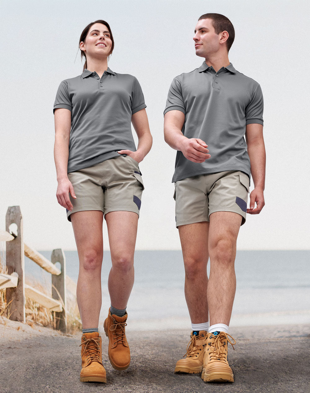 Unisex Cotton Stretch Drill Short Work Shorts - WP29