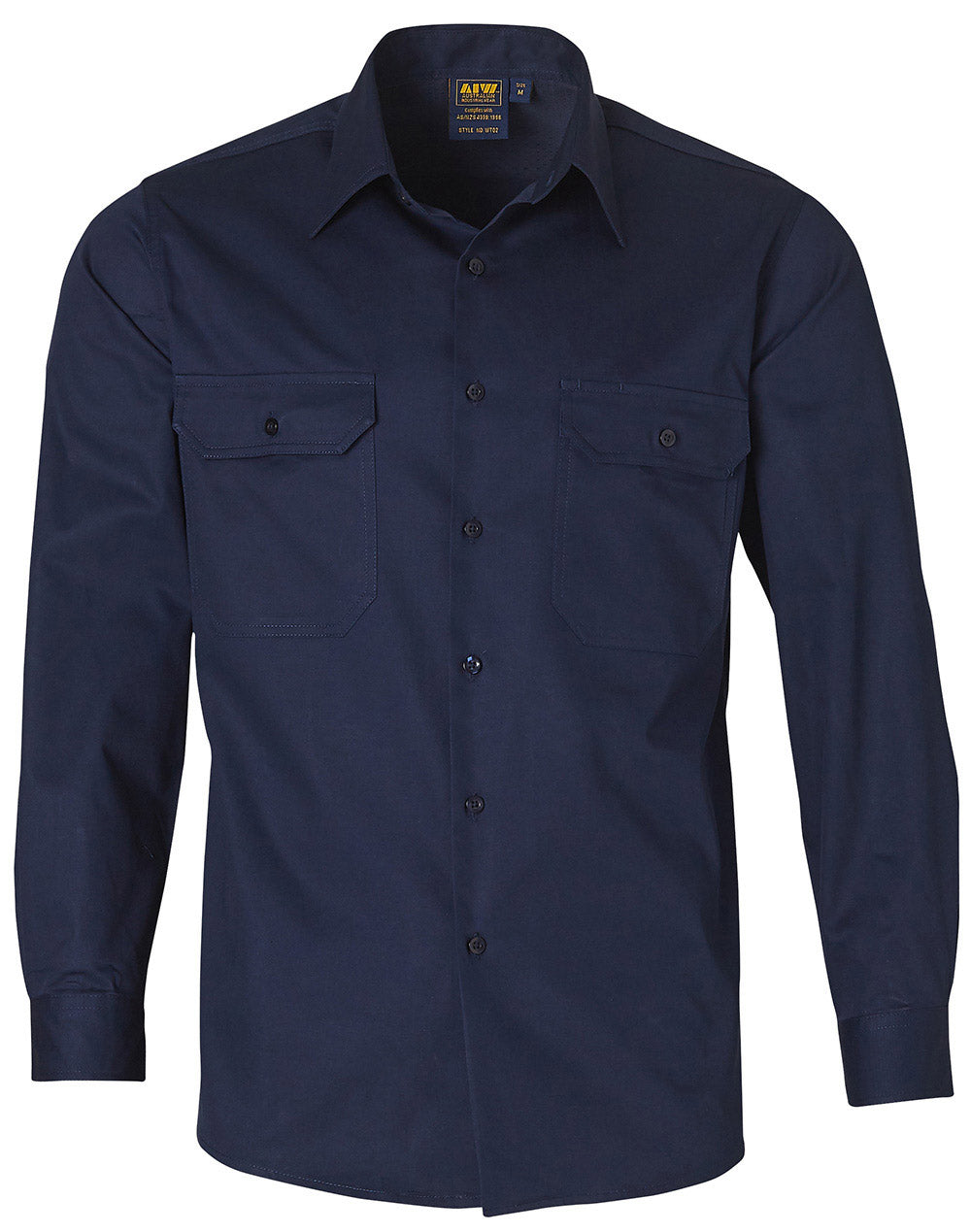 cool-breeze L/S cotton work shirt - WT02