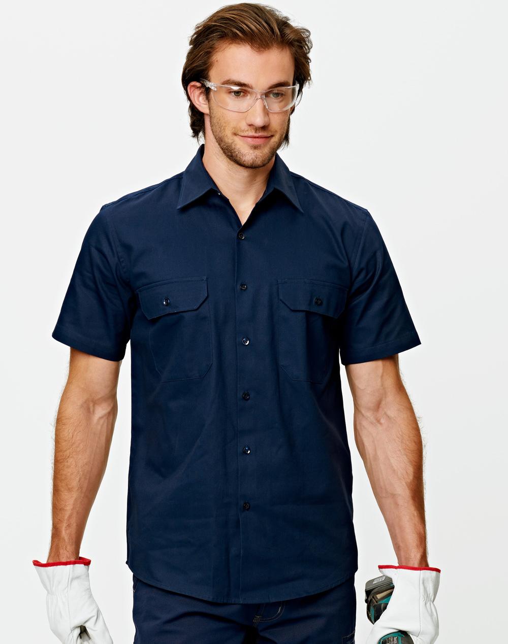 drill shirt pocket pen holder S/S - WT03(WDS/S)