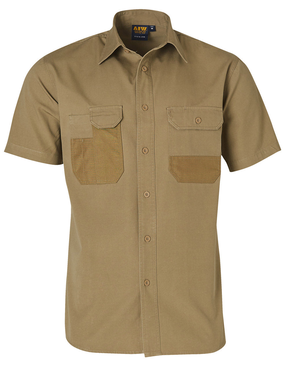 Fine Duck Weave Dura-Wear Short Sleeve Work Shirt - WT05