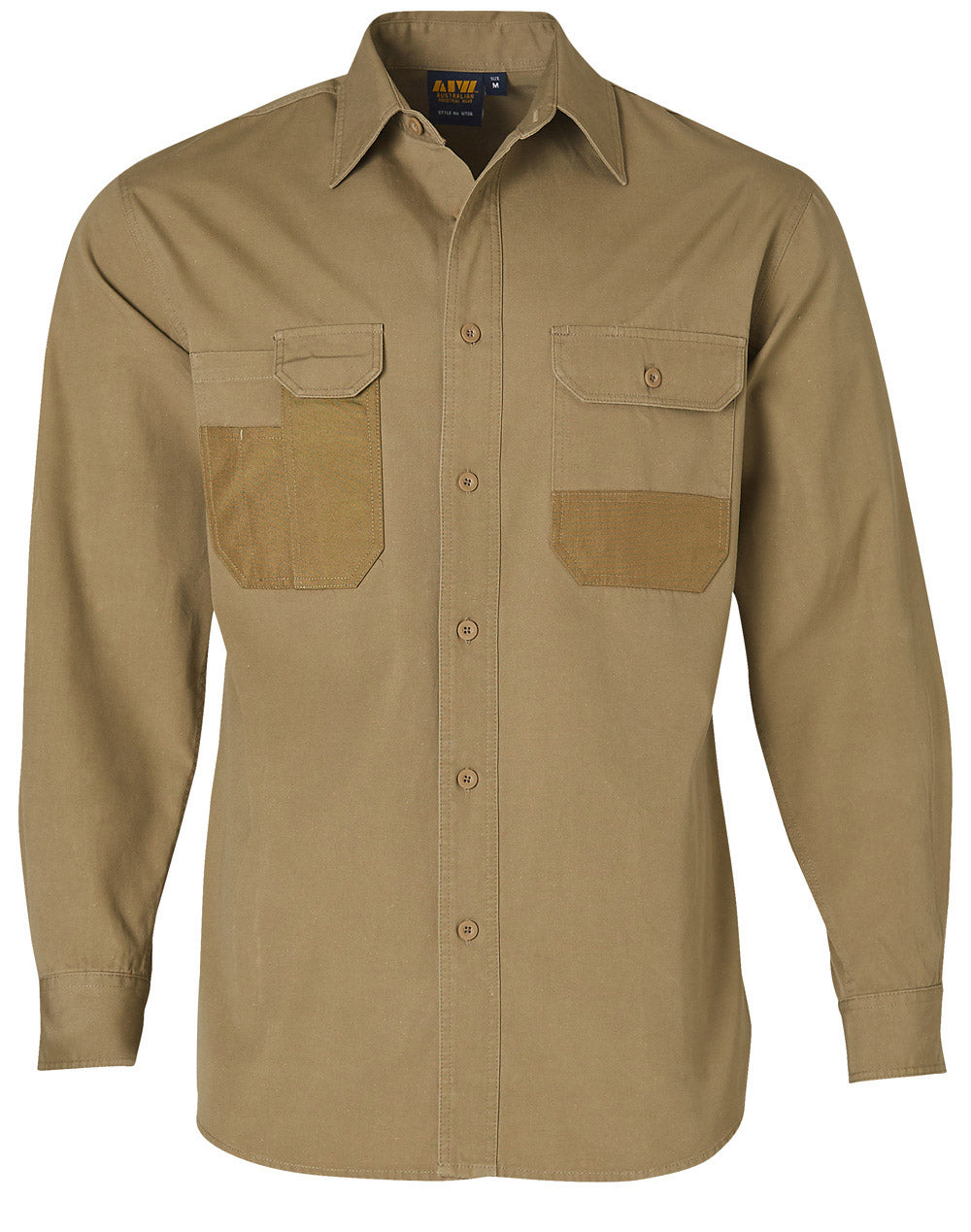Fine Duck Weave Dura-Wear Long Sleeve Work Shirt - WT06
