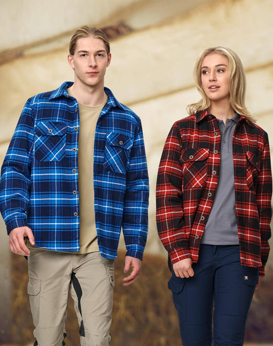Adults' Quilted Flannel Shirt - WT07